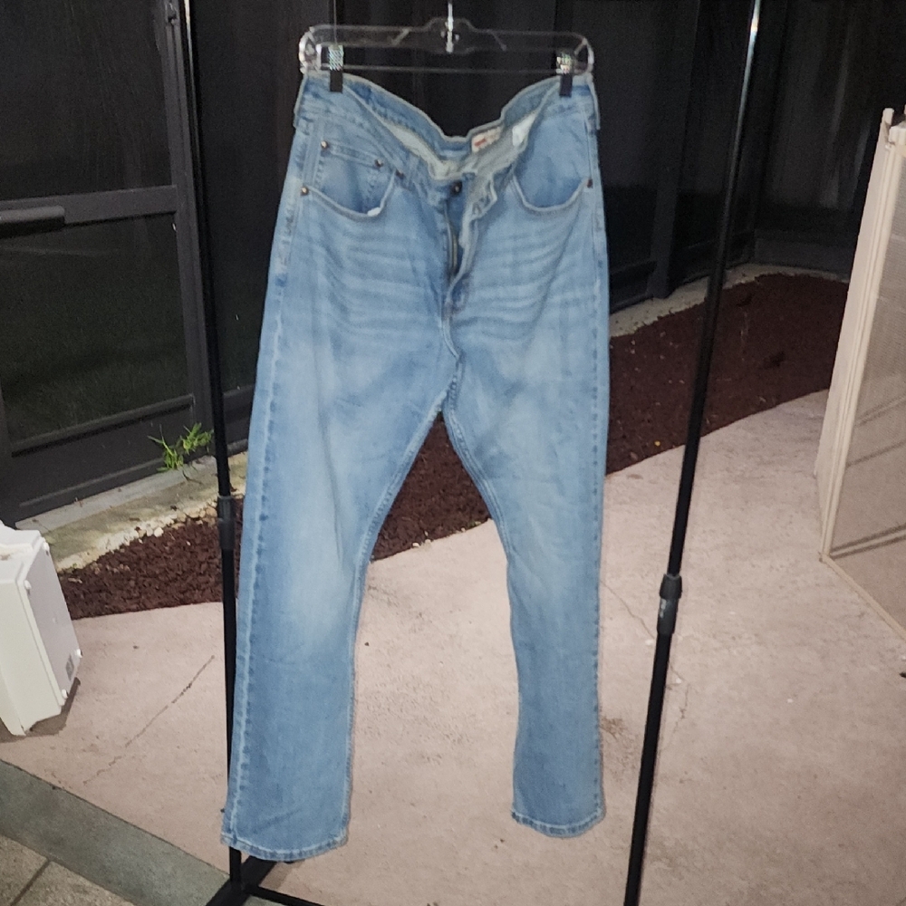 Wrangler Blue Straight-Leg Jeans